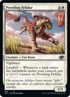 Prowling Felidar [Jumpstart 2022] | Cards and Coasters CA