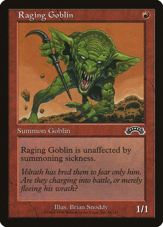 Raging Goblin [Exodus] | Cards and Coasters CA