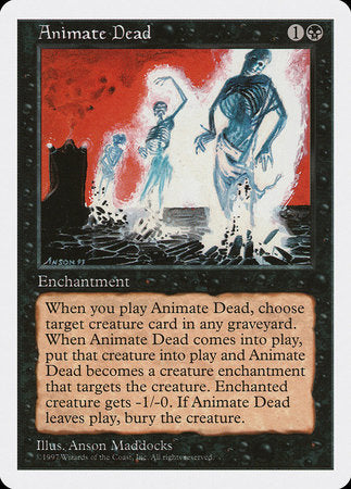 Animate Dead [Fifth Edition] | Cards and Coasters CA