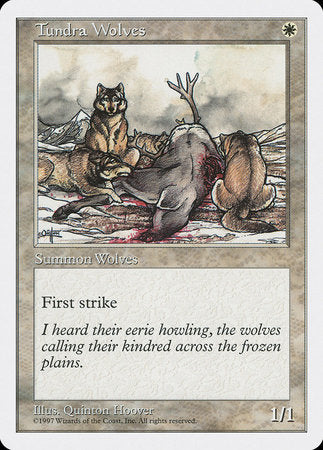 Tundra Wolves [Fifth Edition] | Cards and Coasters CA