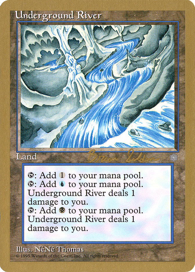 Underground River (Brian Selden) [World Championship Decks 1998] | Cards and Coasters CA