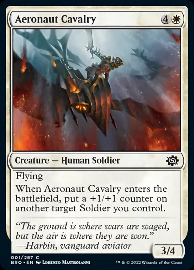 Aeronaut Cavalry [The Brothers' War] | Cards and Coasters CA