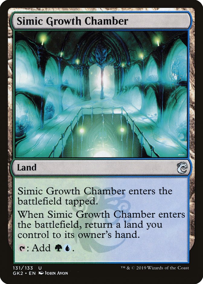 Simic Growth Chamber [Ravnica Allegiance Guild Kit] | Cards and Coasters CA