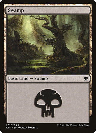 Swamp (261) [Khans of Tarkir] | Cards and Coasters CA