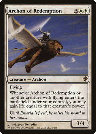 Archon of Redemption [Worldwake] | Cards and Coasters CA