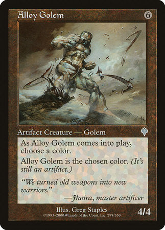 Alloy Golem [Invasion] | Cards and Coasters CA