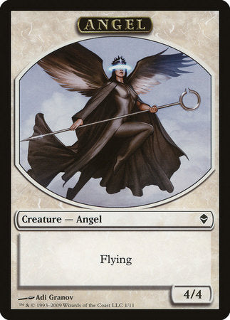 Angel Token [Zendikar Tokens] | Cards and Coasters CA