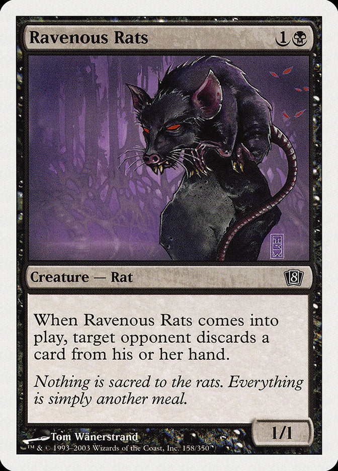 Ravenous Rats [Eighth Edition] | Cards and Coasters CA