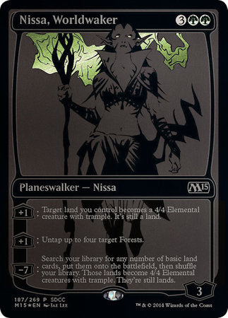 Nissa, Worldwaker SDCC 2014 EXCLUSIVE [San Diego Comic-Con 2014] | Cards and Coasters CA