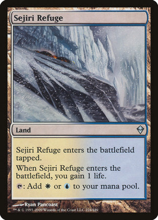 Sejiri Refuge [Zendikar] | Cards and Coasters CA