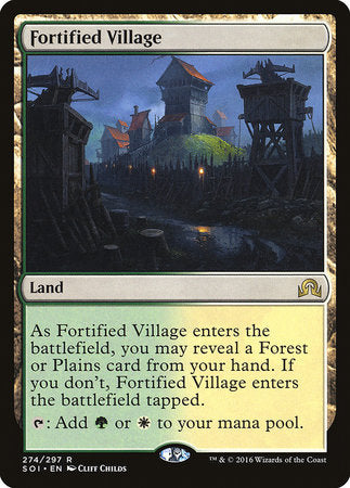 Fortified Village [Shadows over Innistrad] | Cards and Coasters CA