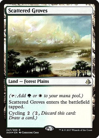 Scattered Groves [Amonkhet Promos] | Cards and Coasters CA