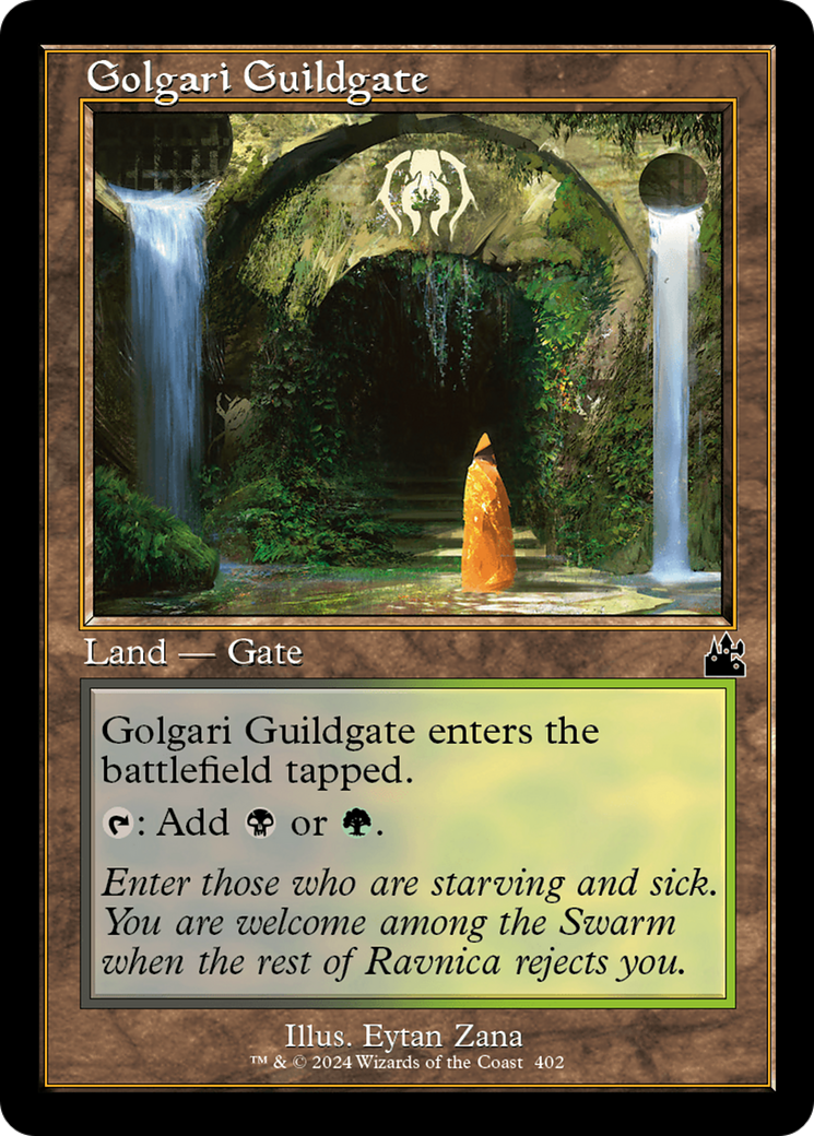 Golgari Guildgate (Retro Frame) [Ravnica Remastered] | Cards and Coasters CA