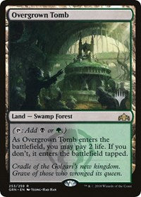 Overgrown Tomb [Promo Pack: Throne of Eldraine] | Cards and Coasters CA