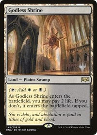 Godless Shrine [Promo Pack: Throne of Eldraine] | Cards and Coasters CA