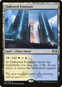 Hallowed Fountain [Promo Pack: Throne of Eldraine] | Cards and Coasters CA