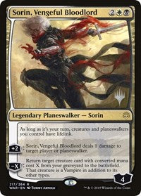 Sorin, Vengeful Bloodlord [Promo Pack: Throne of Eldraine] | Cards and Coasters CA