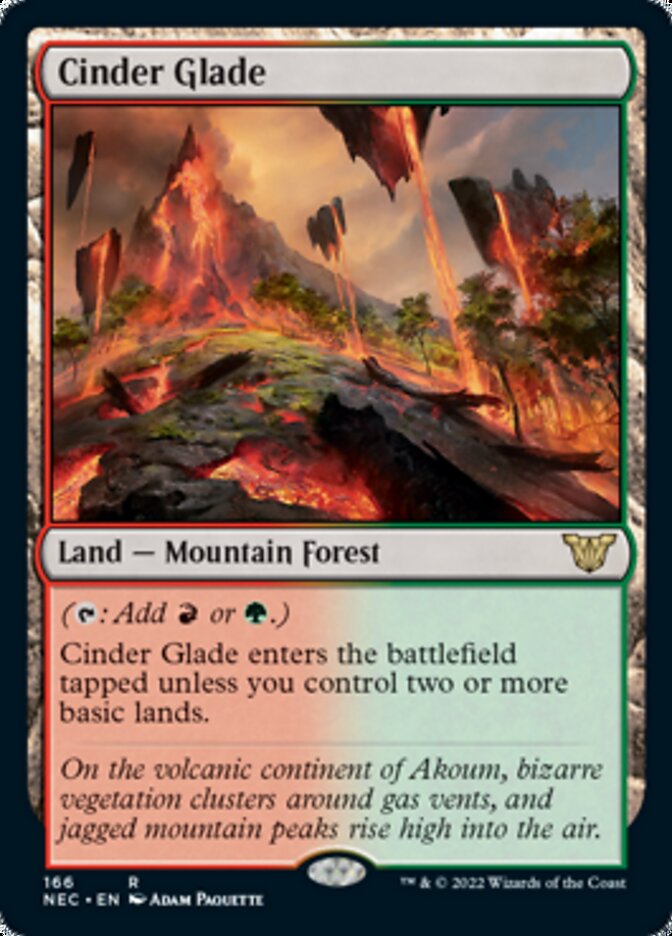 Cinder Glade [Kamigawa: Neon Dynasty Commander] | Cards and Coasters CA