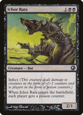 Ichor Rats [Scars of Mirrodin] | Cards and Coasters CA