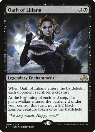 Oath of Liliana [Eldritch Moon] | Cards and Coasters CA