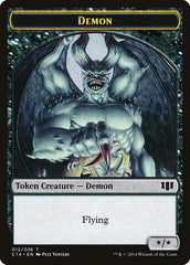 Demon (012/036) // Zombie (016/036) Double-sided Token [Commander 2014 Tokens] | Cards and Coasters CA
