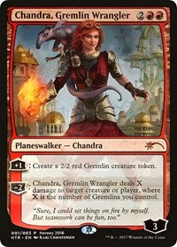 Chandra, Gremlin Wrangler [Unique and Miscellaneous Promos] | Cards and Coasters CA