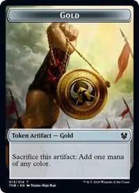 Gold Token [Theros Beyond Death] | Cards and Coasters CA