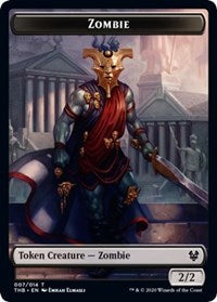 Zombie Token [Theros Beyond Death] | Cards and Coasters CA