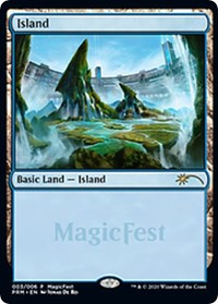 Island (2020) [MagicFest Cards] | Cards and Coasters CA