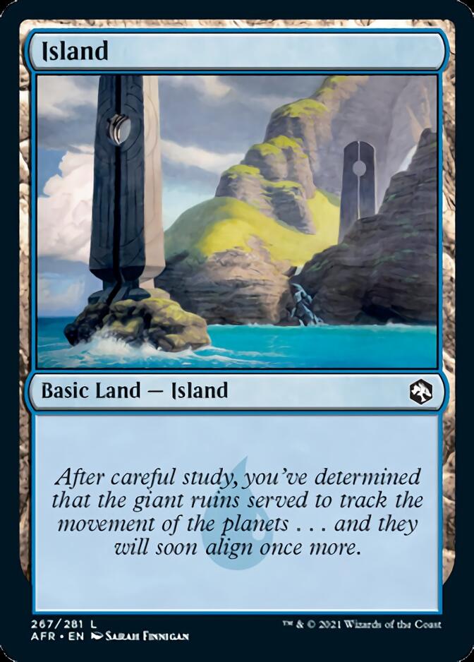 Island (267) [Dungeons & Dragons: Adventures in the Forgotten Realms] | Cards and Coasters CA