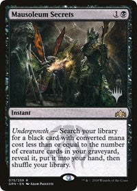 Mausoleum Secrets [Promo Pack: Theros Beyond Death] | Cards and Coasters CA