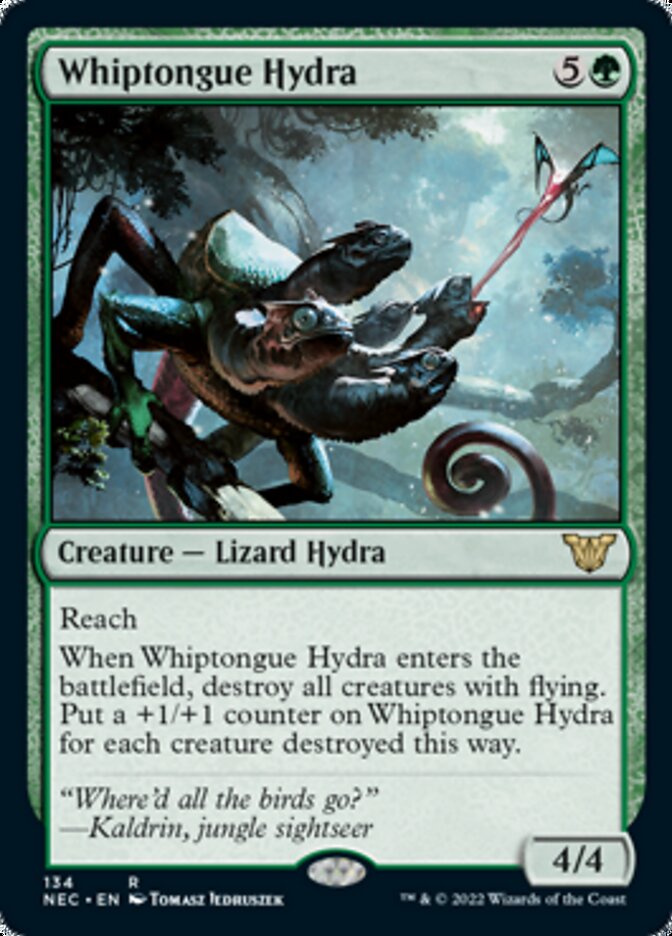 Whiptongue Hydra [Kamigawa: Neon Dynasty Commander] | Cards and Coasters CA