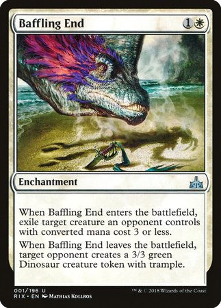 Baffling End [Rivals of Ixalan] | Cards and Coasters CA