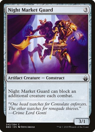 Night Market Guard [Battlebond] | Cards and Coasters CA