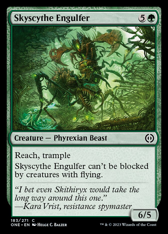 Skyscythe Engulfer [Phyrexia: All Will Be One] | Cards and Coasters CA