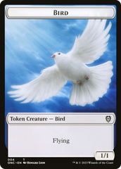 Bird // Cat Double-Sided Token [Phyrexia: All Will Be One Commander Tokens] | Cards and Coasters CA