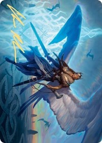 Righteous Valkyrie Art Card (Gold-Stamped Signature) [Kaldheim: Art Series] | Cards and Coasters CA