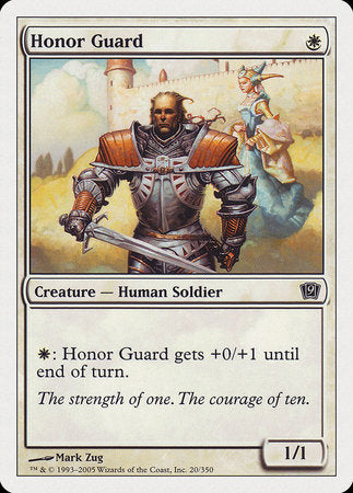 Honor Guard [Ninth Edition] | Cards and Coasters CA