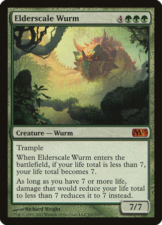 Elderscale Wurm [Magic 2013] | Cards and Coasters CA