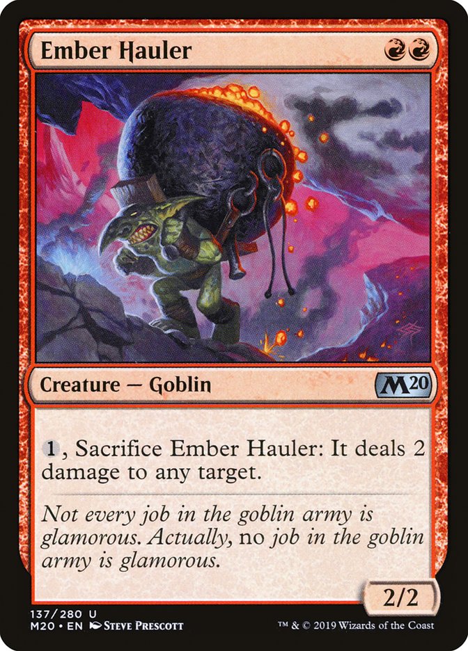Ember Hauler [Core Set 2020] | Cards and Coasters CA