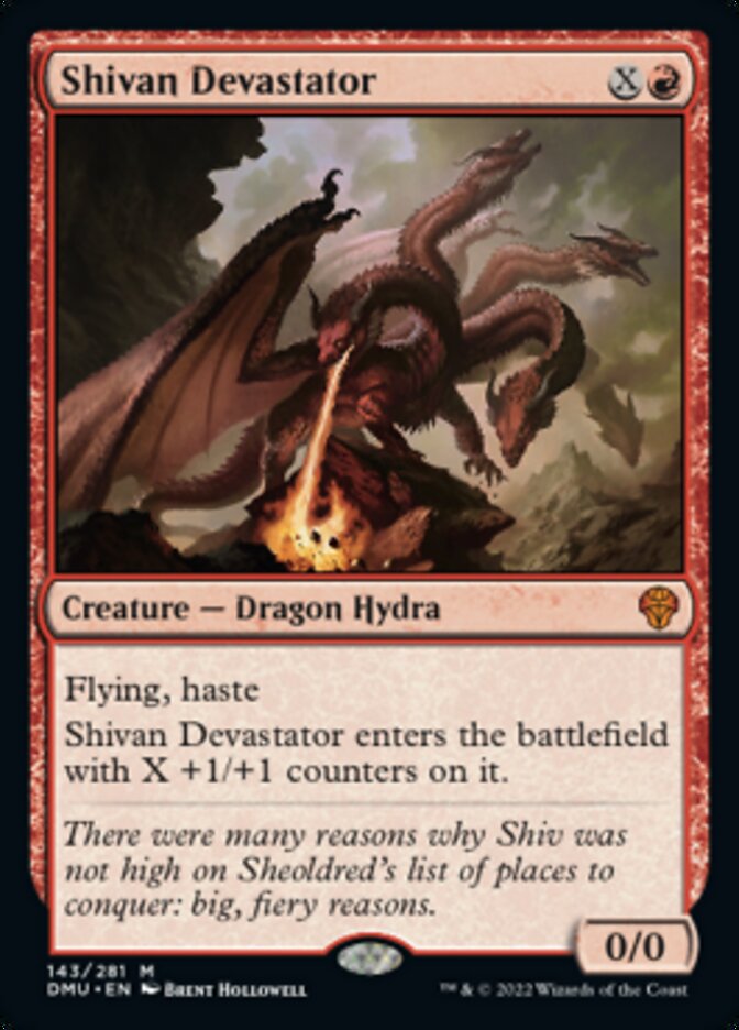 Shivan Devastator [Dominaria United] | Cards and Coasters CA