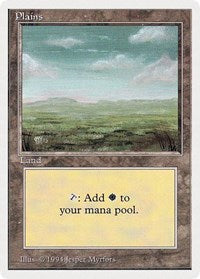 Plains (C) [Summer Magic] | Cards and Coasters CA