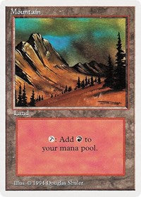 Mountain (C) [Summer Magic] | Cards and Coasters CA