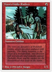 Mon's Goblin Raiders [Summer Magic] | Cards and Coasters CA
