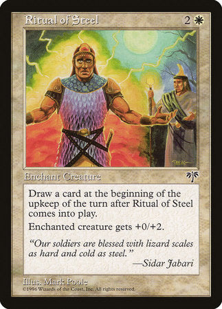 Ritual of Steel [Mirage] | Cards and Coasters CA