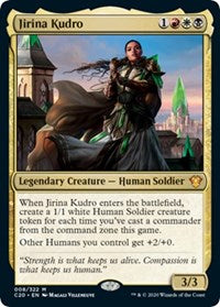 Jirina Kudro (Commander 2020) [Oversize Cards] | Cards and Coasters CA