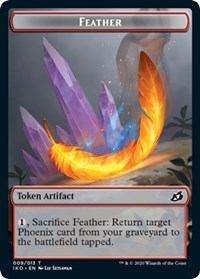 Feather Token [Ikoria: Lair of Behemoths] | Cards and Coasters CA
