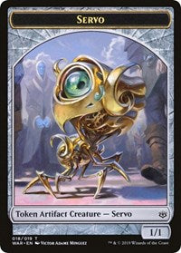 Servo // Wizard Double-sided Token (Challenger 2020) [Unique and Miscellaneous Promos] | Cards and Coasters CA