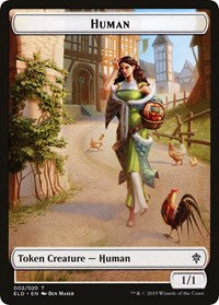 Human Double-sided Token (Challenger 2020) [Unique and Miscellaneous Promos] | Cards and Coasters CA