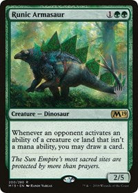 Runic Armasaur [Promo Pack: Ikoria] | Cards and Coasters CA